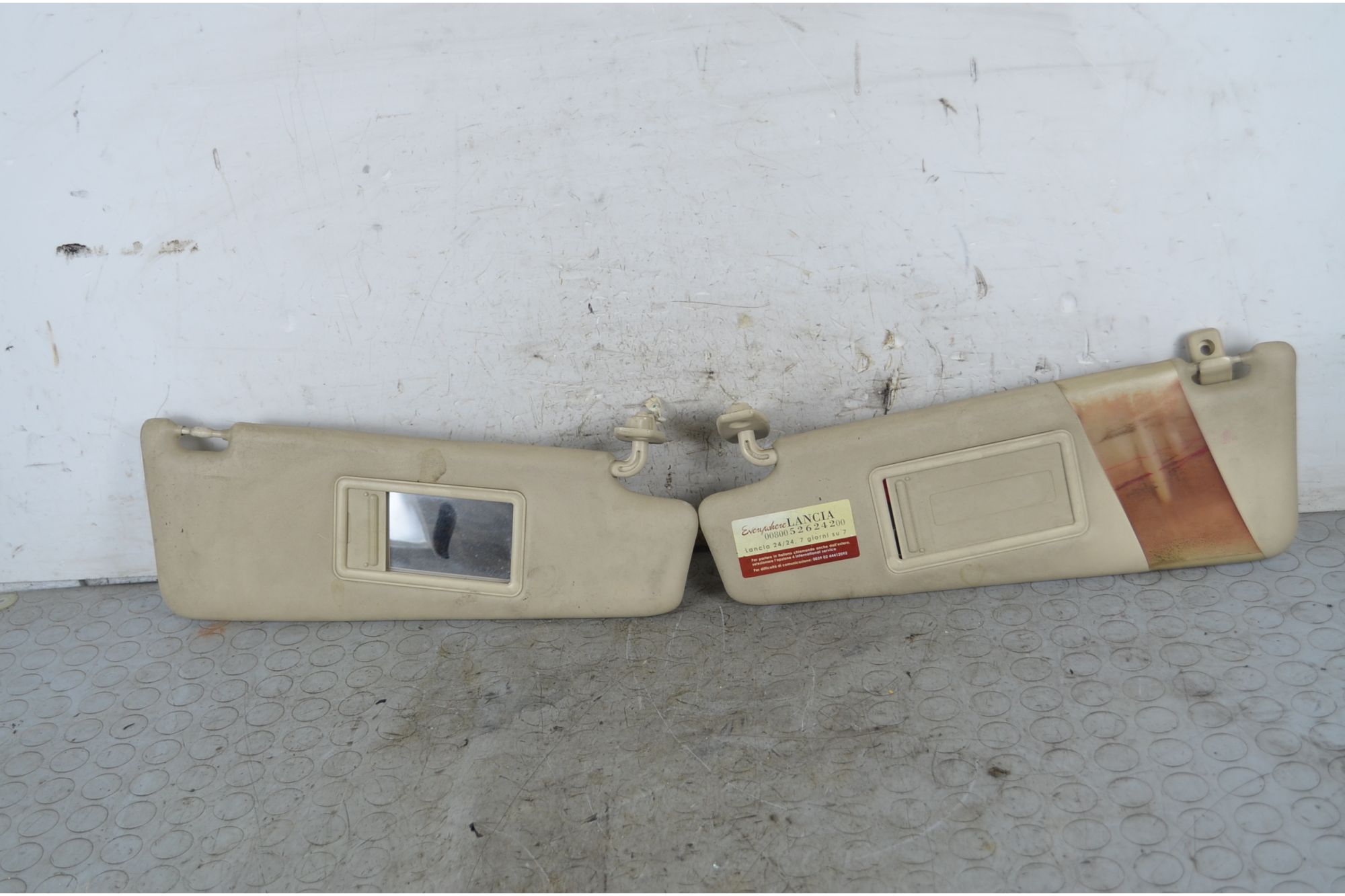 Alette Parasole DX e SX Lancia Musa Dal 2004 al 2012 Cod 735383409  1749214915968