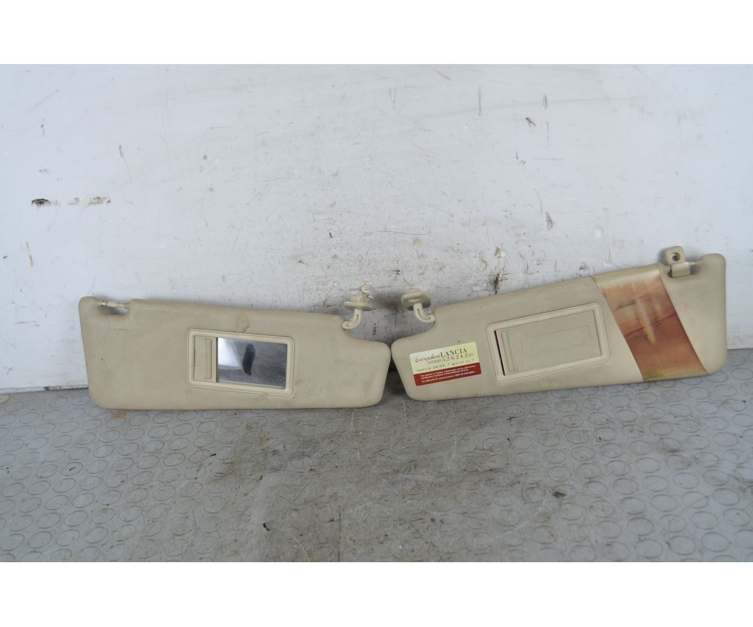 Alette Parasole DX e SX Lancia Musa Dal 2004 al 2012 Cod 735383409 1749214915968 Alette Parasole DX e SX Lancia Musa Dal 2004 al 2012 Cod 735383409 1749214915968