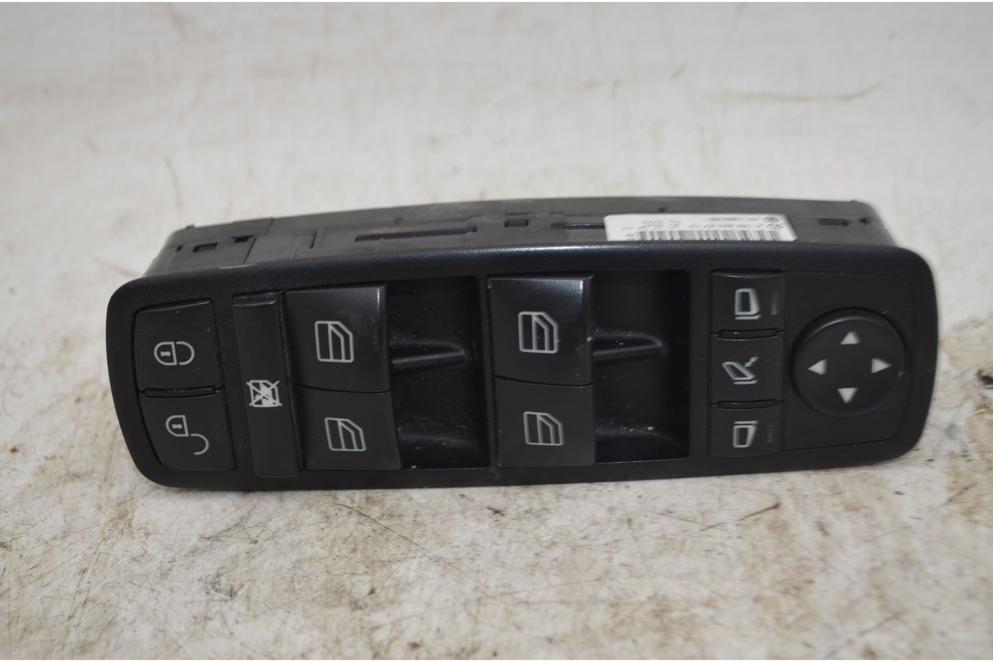 Pulsantiera Alzacristalli Anteriore SX Mercedes Classe A W169 Dal 2004 al 2012 Cod A1698206710  1749458928267