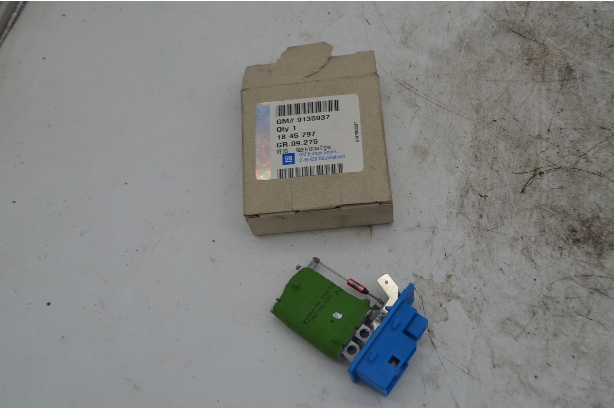 Resistenza riscaldamento Opel Vectra B dal 1995 al 1999 Cod 9135937  1749567038055