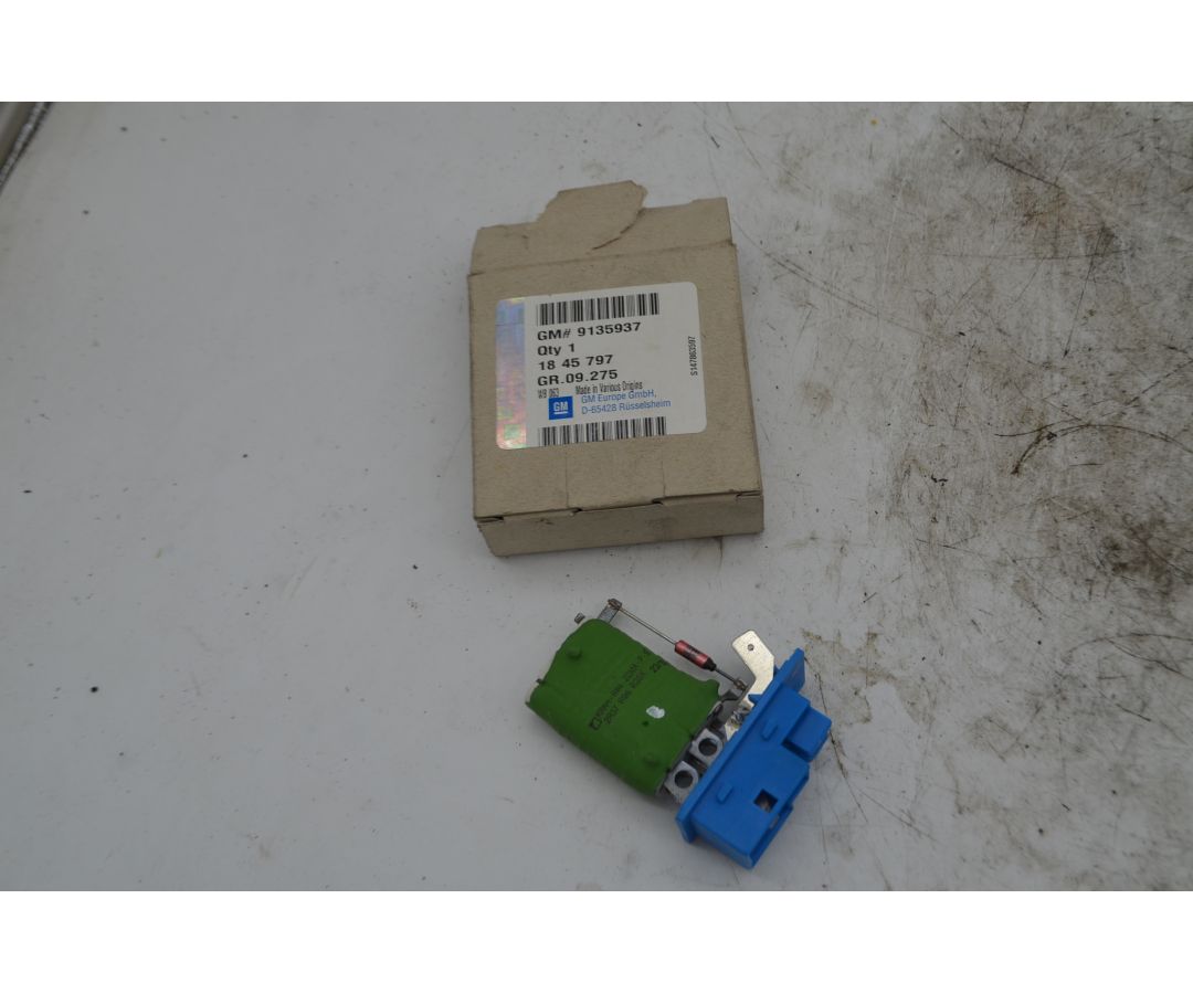 Resistenza riscaldamento Opel Vectra B dal 1995 al 1999 Cod 9135937 1749567038055 Resistenza riscaldamento Opel Vectra B dal 1995 al 1999 Cod 9135937 1749567038055