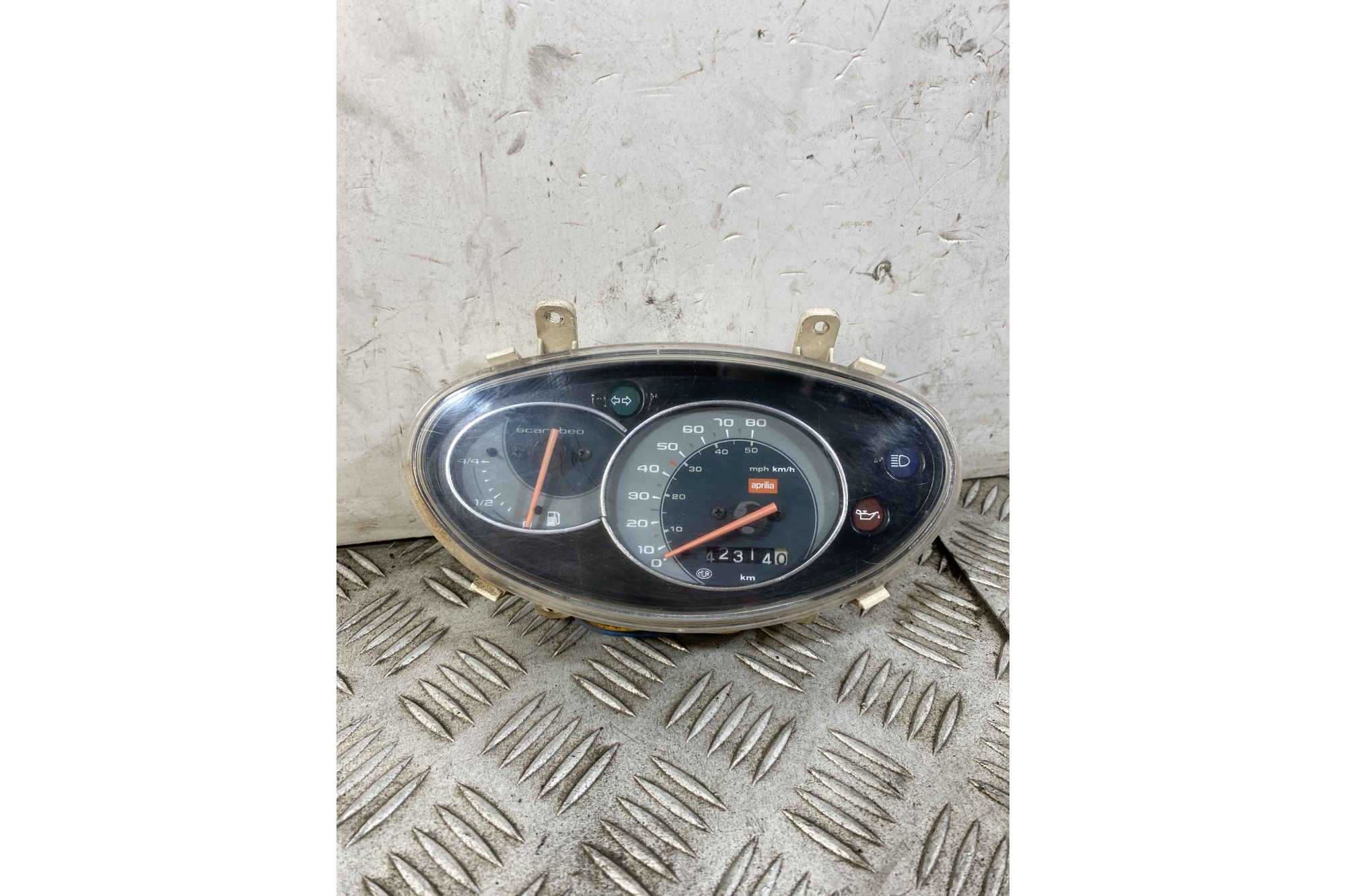 Strumentazione Contachilometri Aprilia Scarabeo 50 2t dal 2008 al 2017 KM 42314  1750080696387