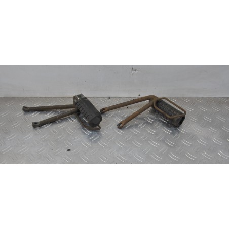 Coppia Pedane Poggiapiedi Aprilia MX 50 dal 2002 al 2004  1622474324339
