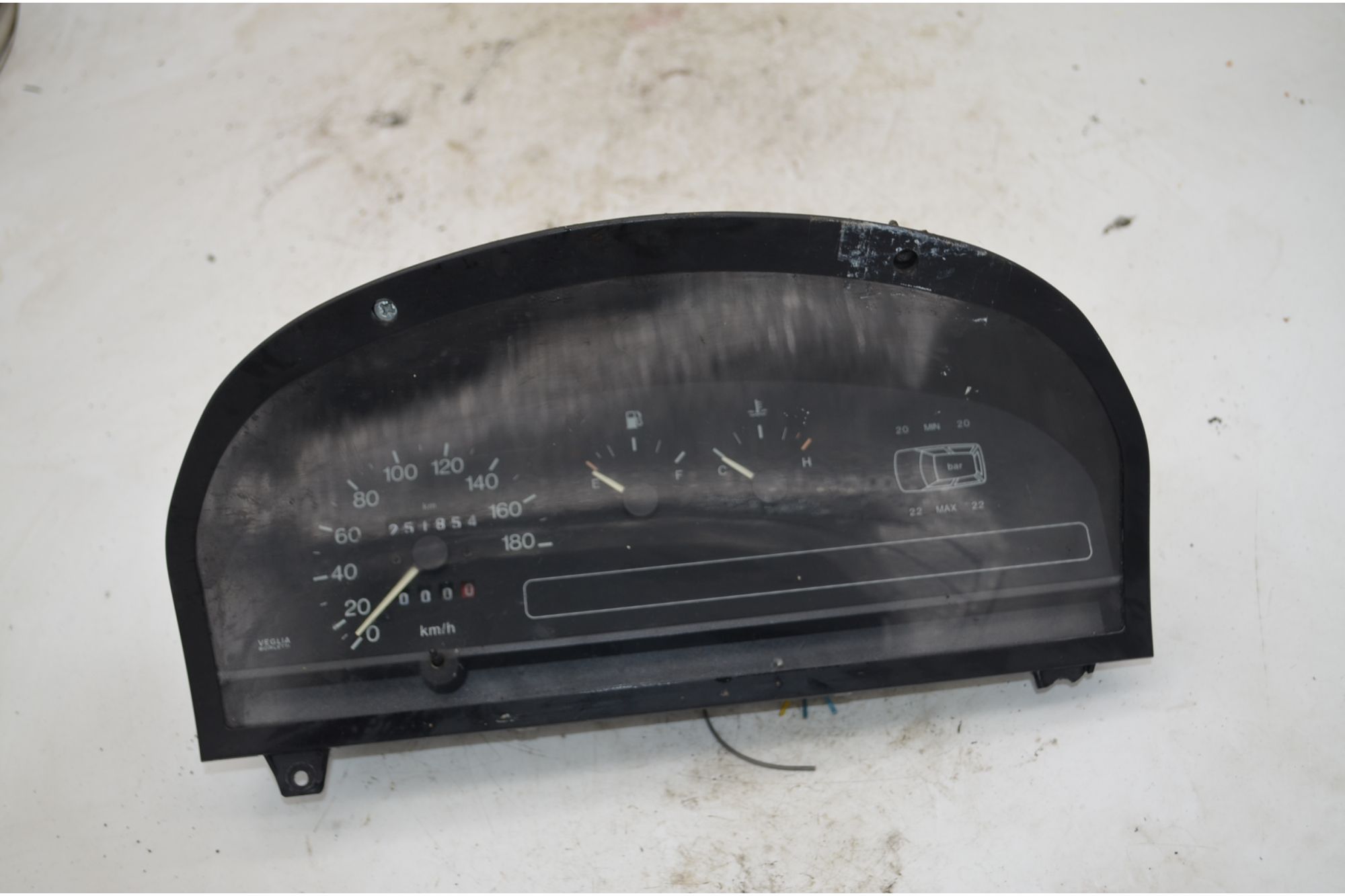 Strumentazione Contachilometri Completa Autobianchi Y10 Dal 1985 al 1995 Cod 6049410090  1750334684603