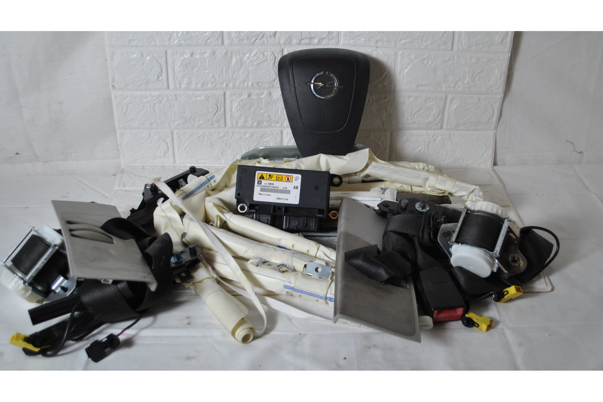 Kit Airbag Opel Meriva A Dal 2003 al 2010 Cod. 13576859  1622535989576