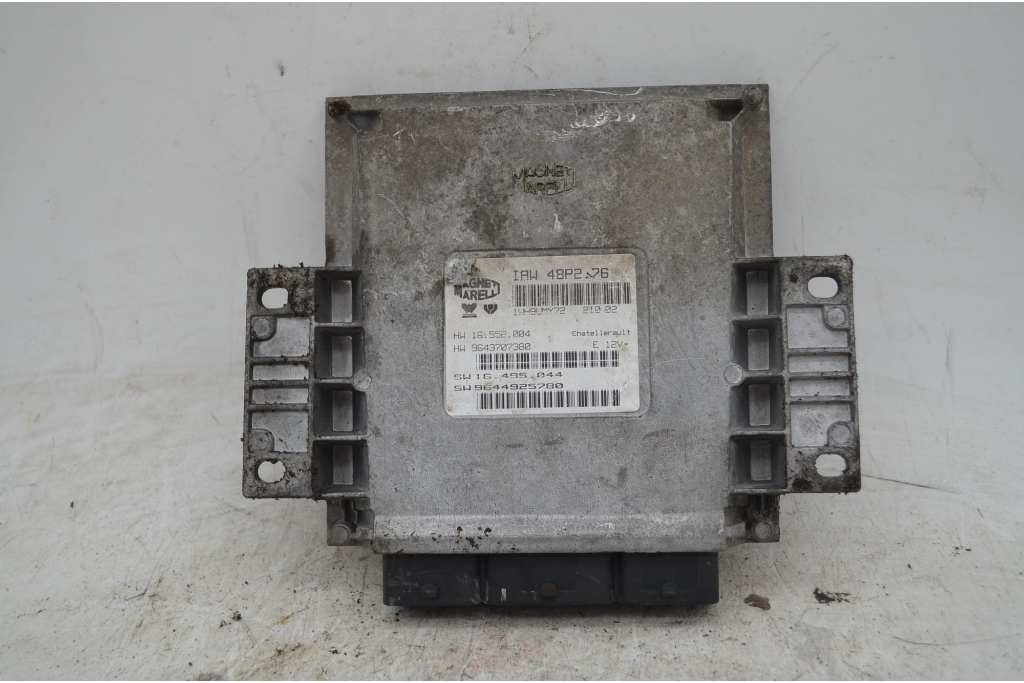 Centralina ECU Peugeot 206 Dal 2000 al 2007 Cod 9644925780  1752156606443