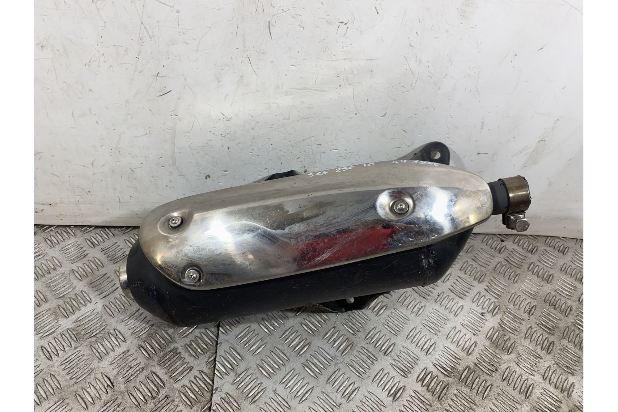 Marmitta Terminale Di Scarico Aprilia Scarabeo 250 dal 2006 al 2012  1752158484216