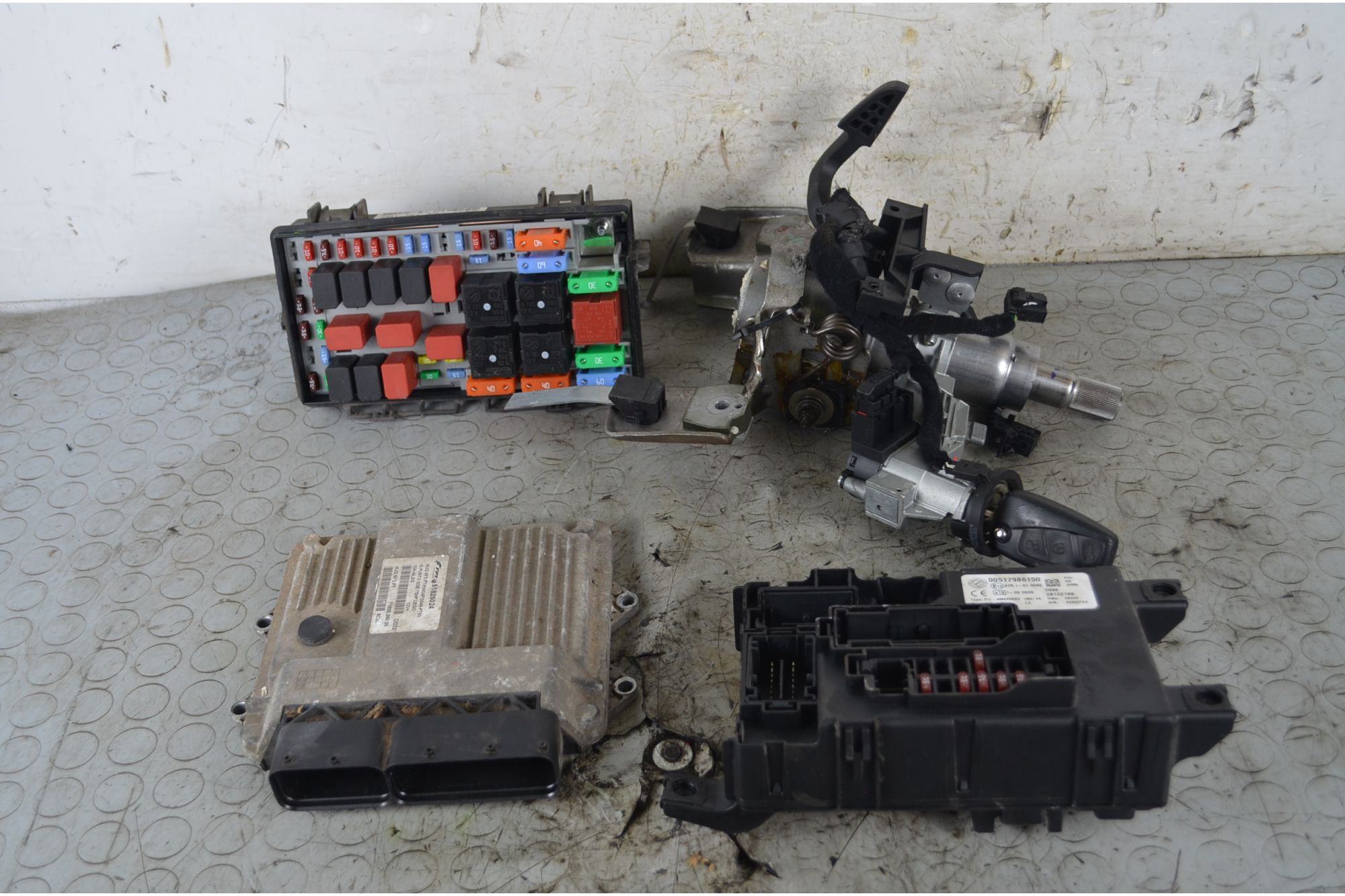 Kit Chiave Fiat Grande Punto Dal 2005 al 2018 Cod 51825024  1752647741738