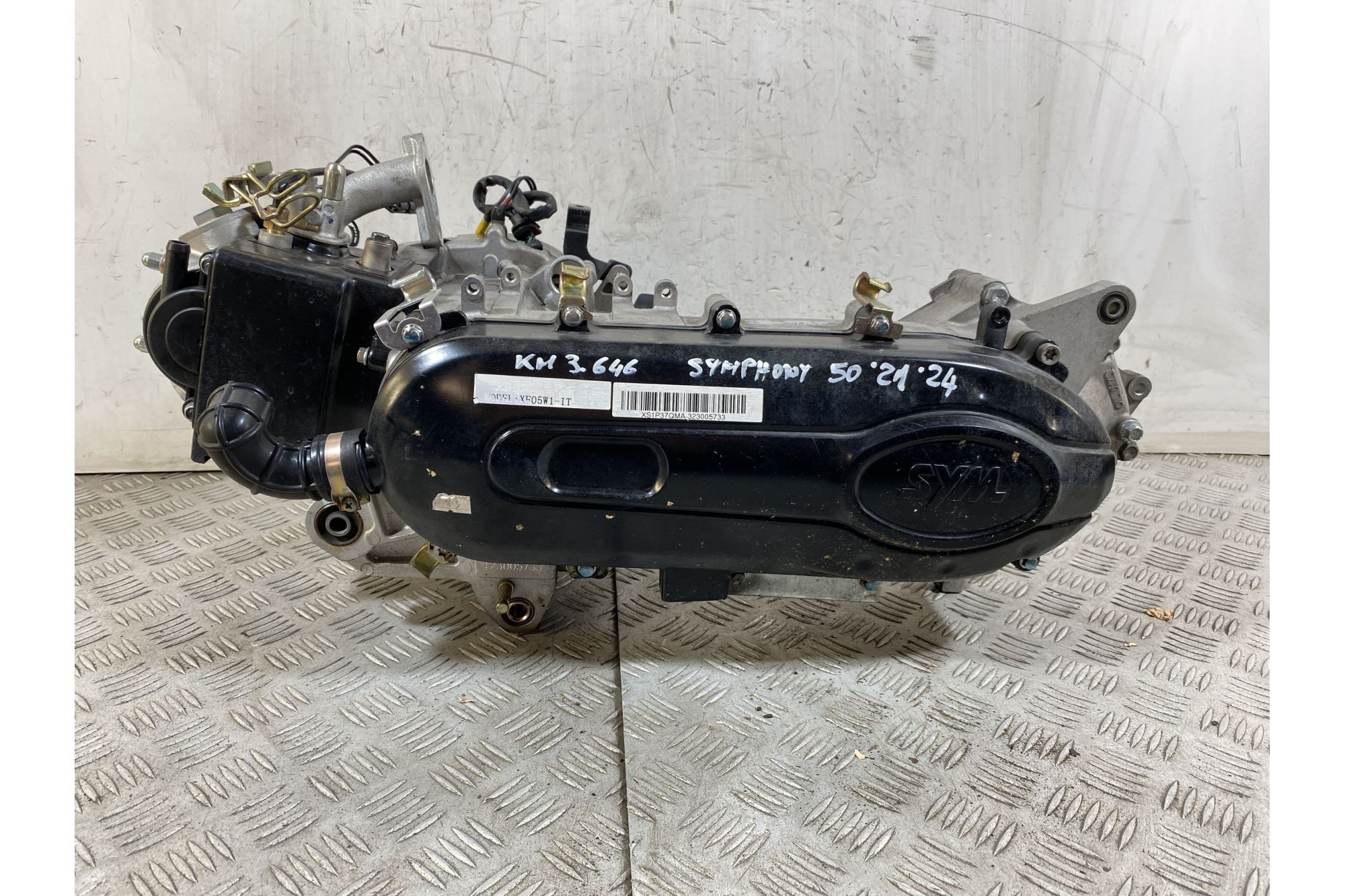 Blocco Motore Peugeot Tweet 50 Dal 2021 Al 2025 Cod XS1P37QMA Num 23005733 KM 3646  1754923500541