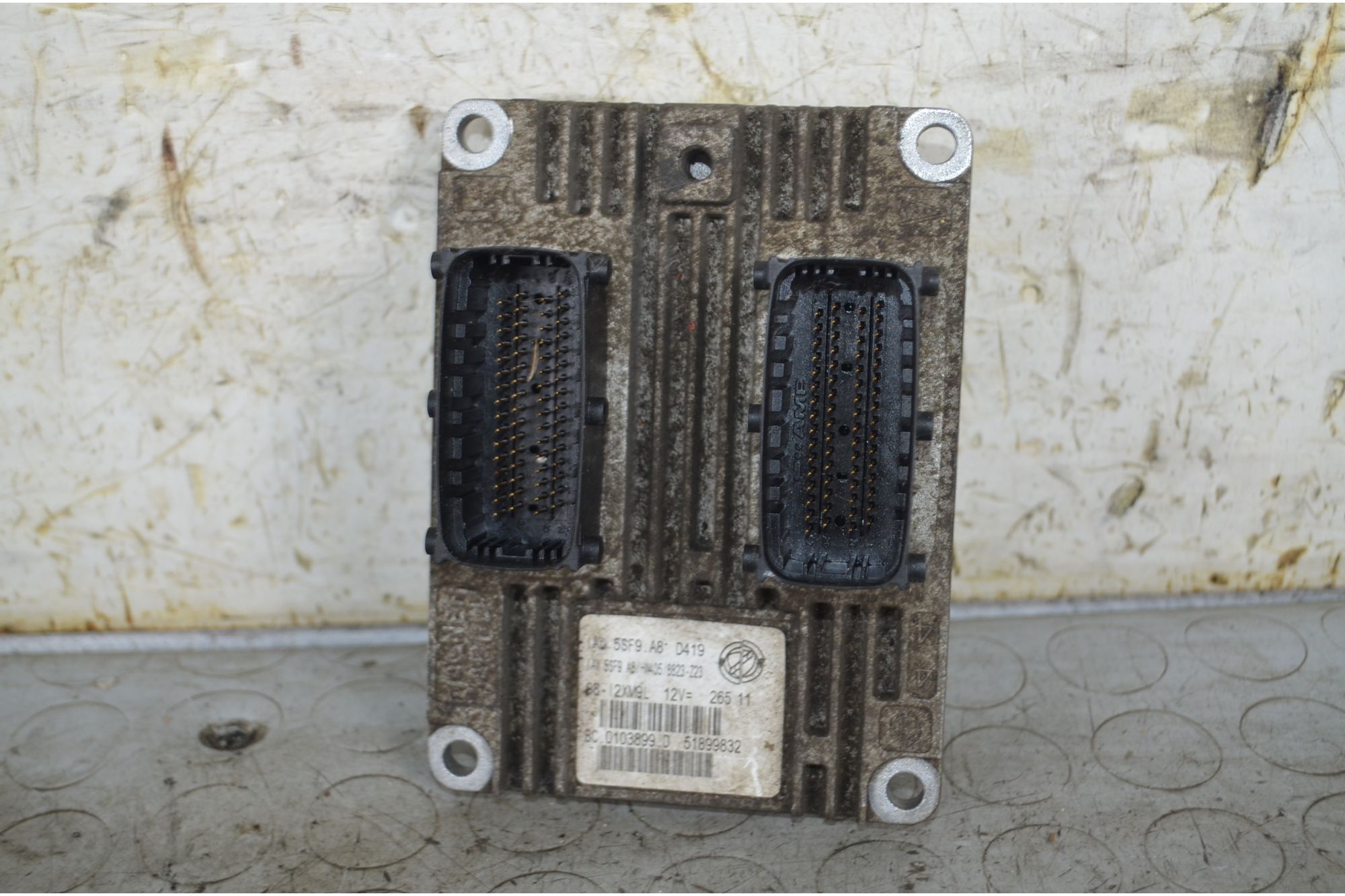 Centralina ECU Fiat Punto Evo  Dal 2009 al 2012 Cod 51899832  1755693724069