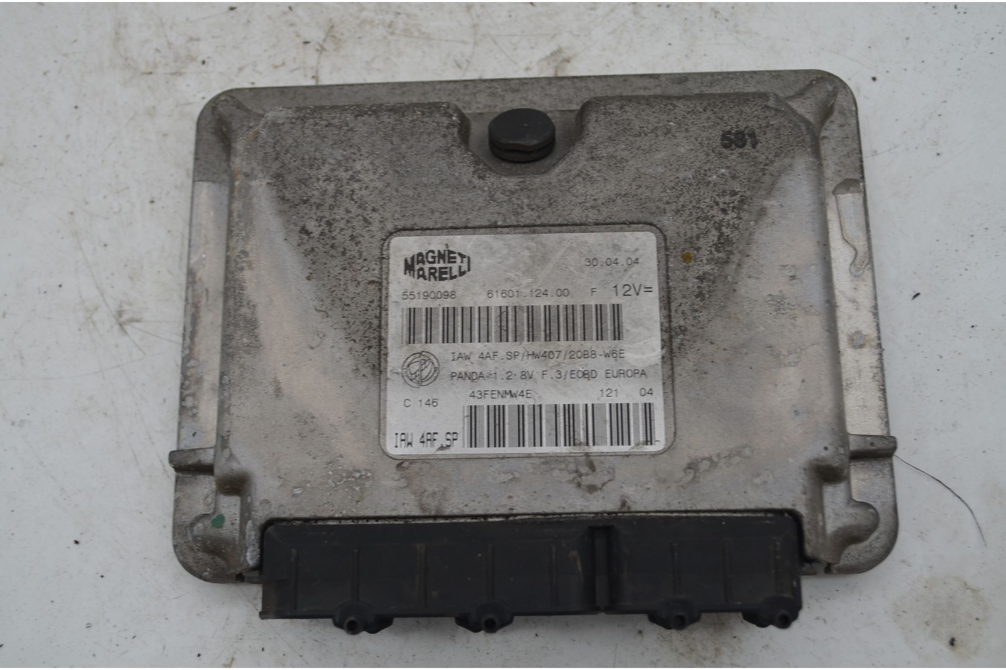 Centralina ECU Fiat Panda Dal 2003 al 2010 Cod 55190098  1756304241630