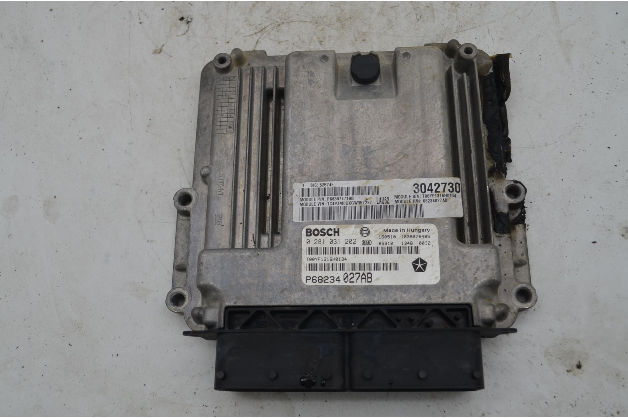 Centralina ECU Jeep Cherokee Dal 2014 al 2018 Cod 0281031202  1756800504031