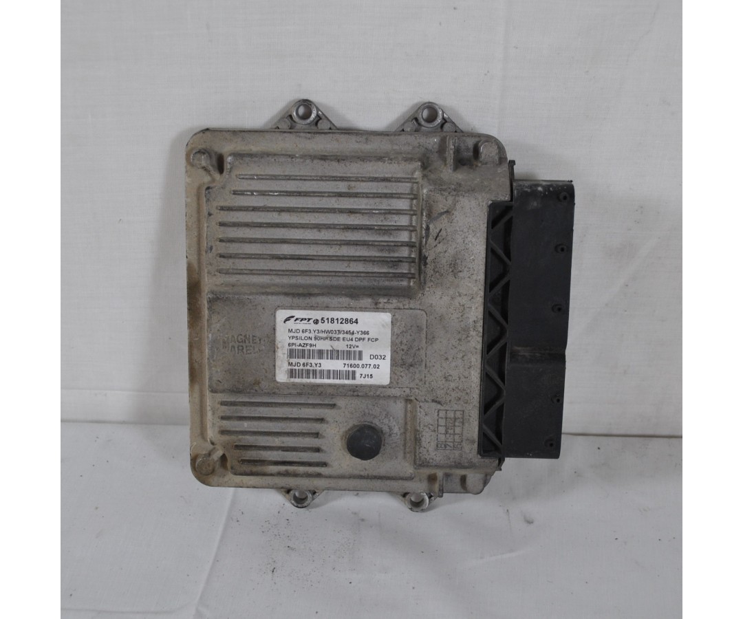 Centralina ECU Lancia Ypsilon Dal 2003 al 2011 Cod 51812864  1623767922348