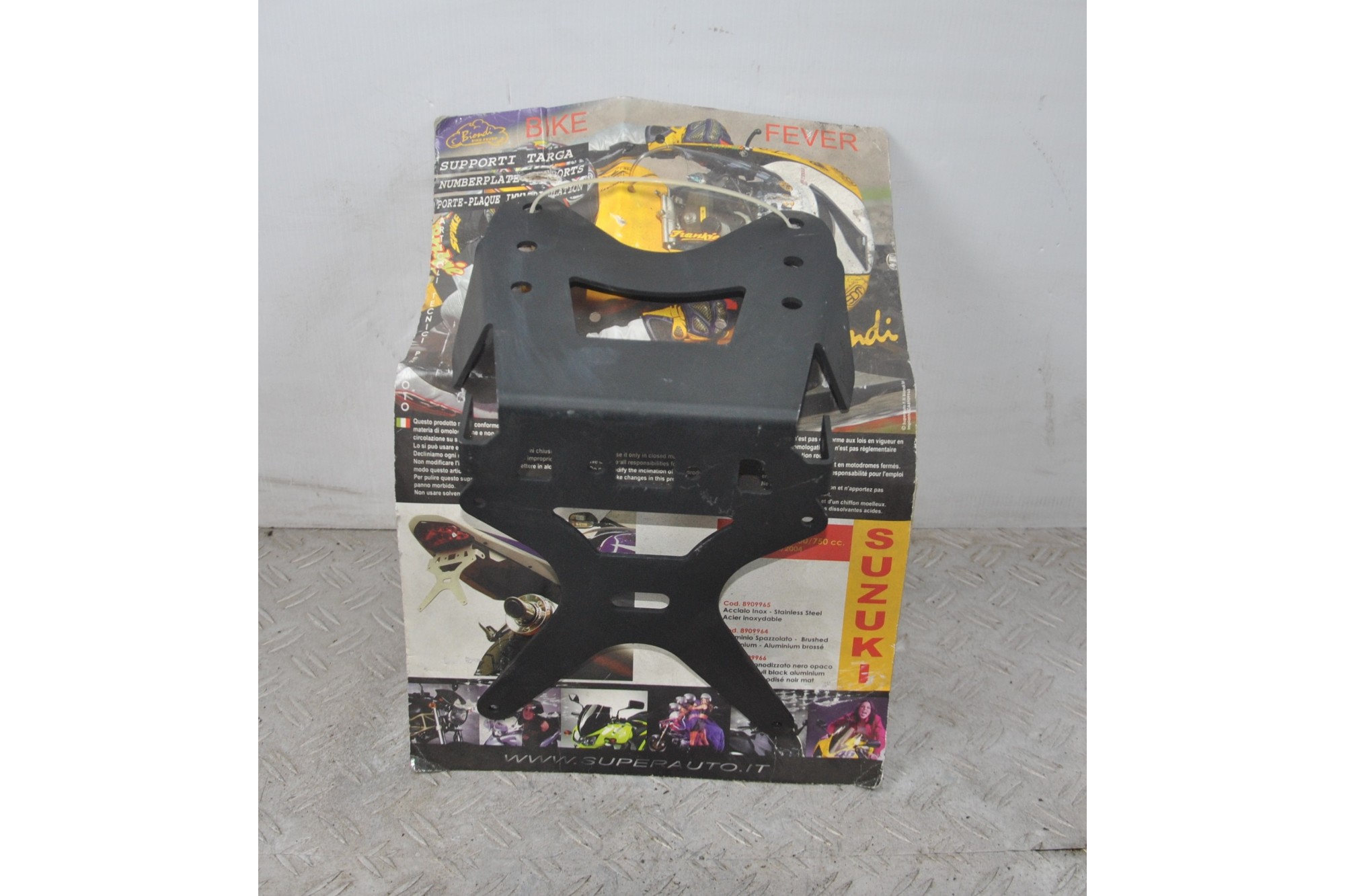 Portatarga Posteriore Suzuki GSX R 600 / 750 dal 2001 al 2005 cod 8909966  1624368075037