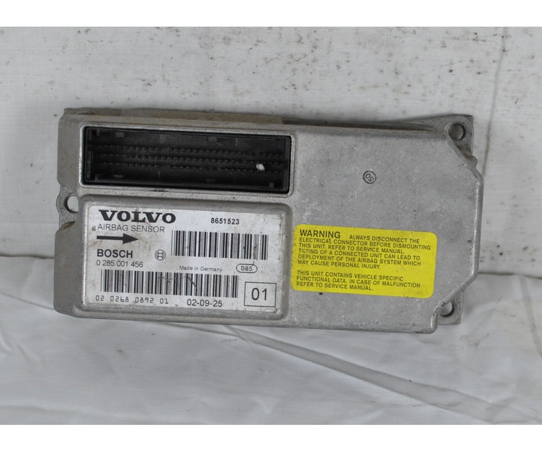 Centralina airbag Volvo V70 Dal 2000 al 2007 Cod. 0285001456  1625218805972