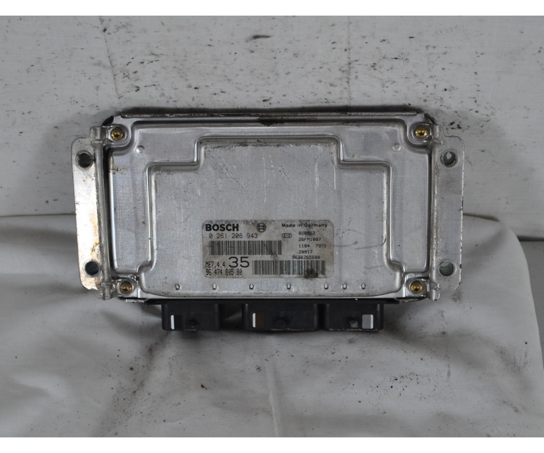 Centralina ECU Peugeot 307 dal 2001 al 2009 Cod 9647480580  1625564350959