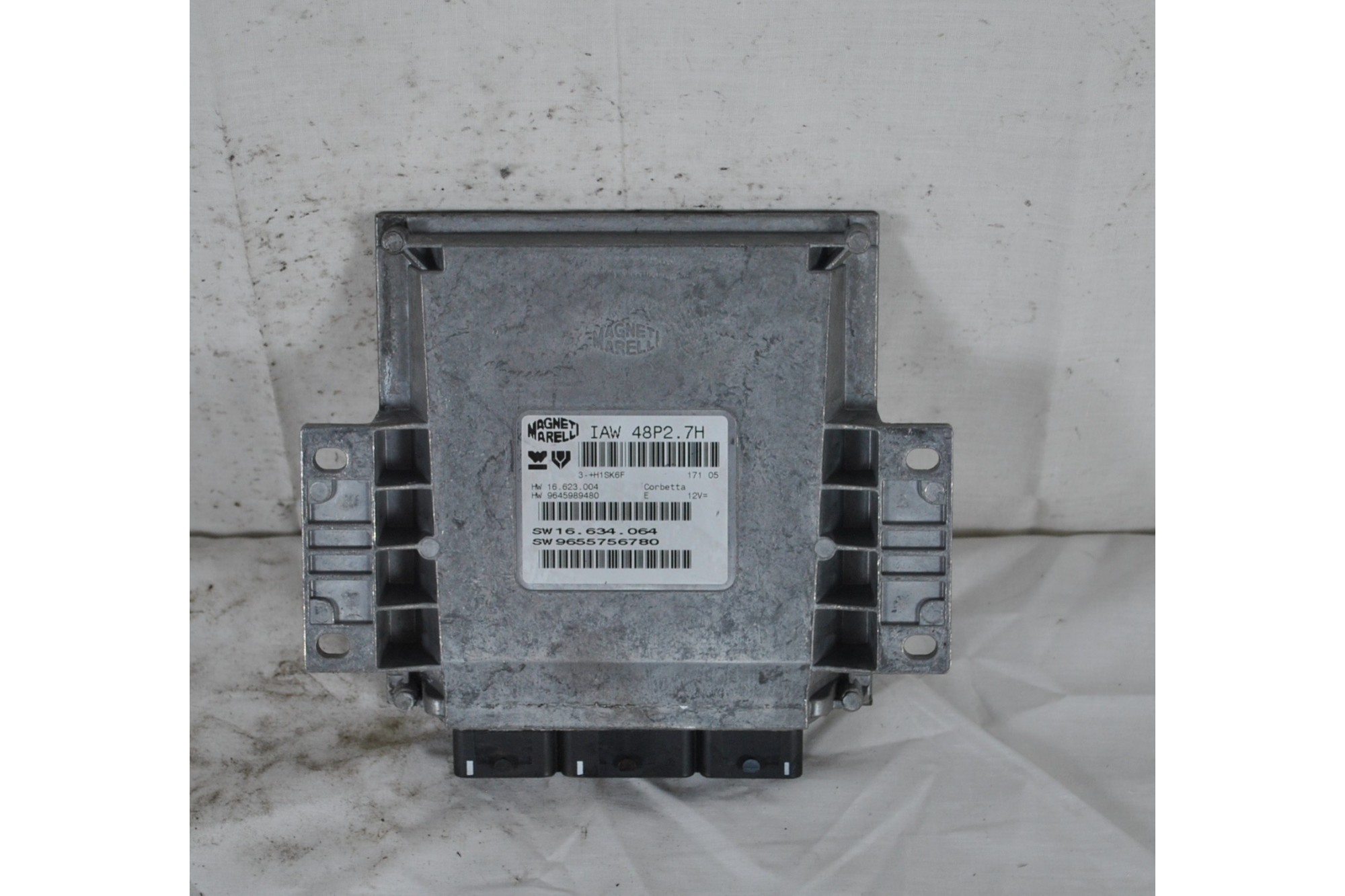 Centralina ECU Peugeot 206 dal 1998 al 2012 Cod 9645989480  1625576924995