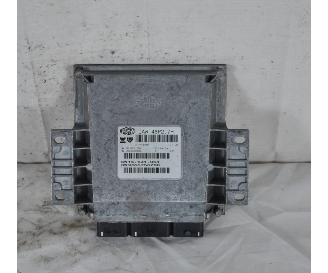 Centralina ECU Peugeot 206 dal 1998 al 2012 Cod 9645989480  1625576924995