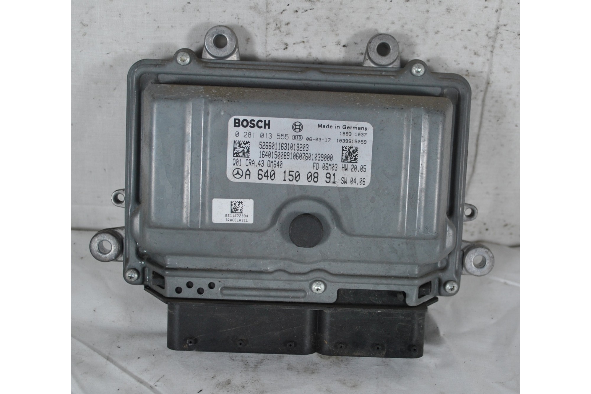 Centralina ECU Mercedes Classe A W169 Dal 2004 al 2012 Cod A6401500891  1625583556868