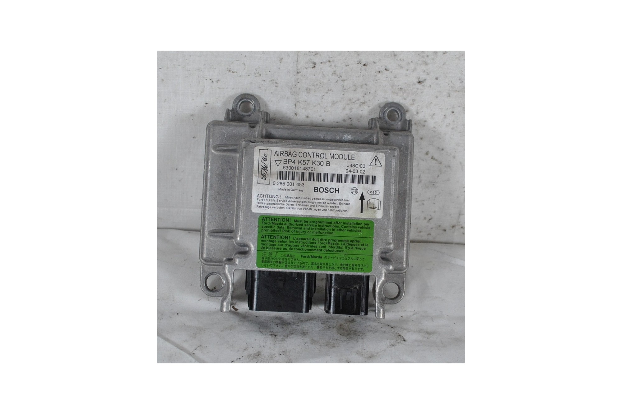 Centralina airbag Mazda 3 BK Dal 2003 al 2009 Cod 0285001453  1625640664598