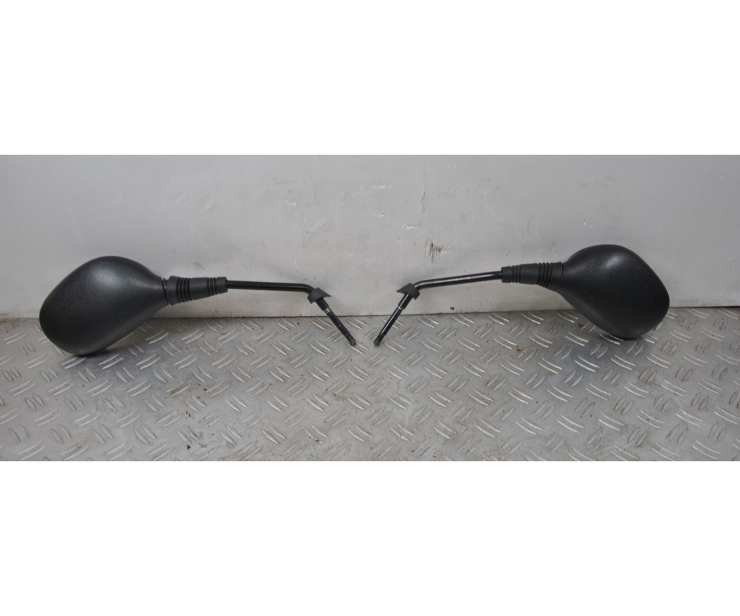 Coppia Specchietti retrovisori Piaggio MP3 125 / 250 / 300 / 400 / 500 dal 2009 al 2016 cod 001007  1626707487204