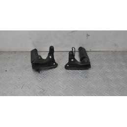 Coppia Pedane Poggiapiedi Passeggero Yamaha Tmax T-Max 500 dal 2004 al 2007  1626951182757