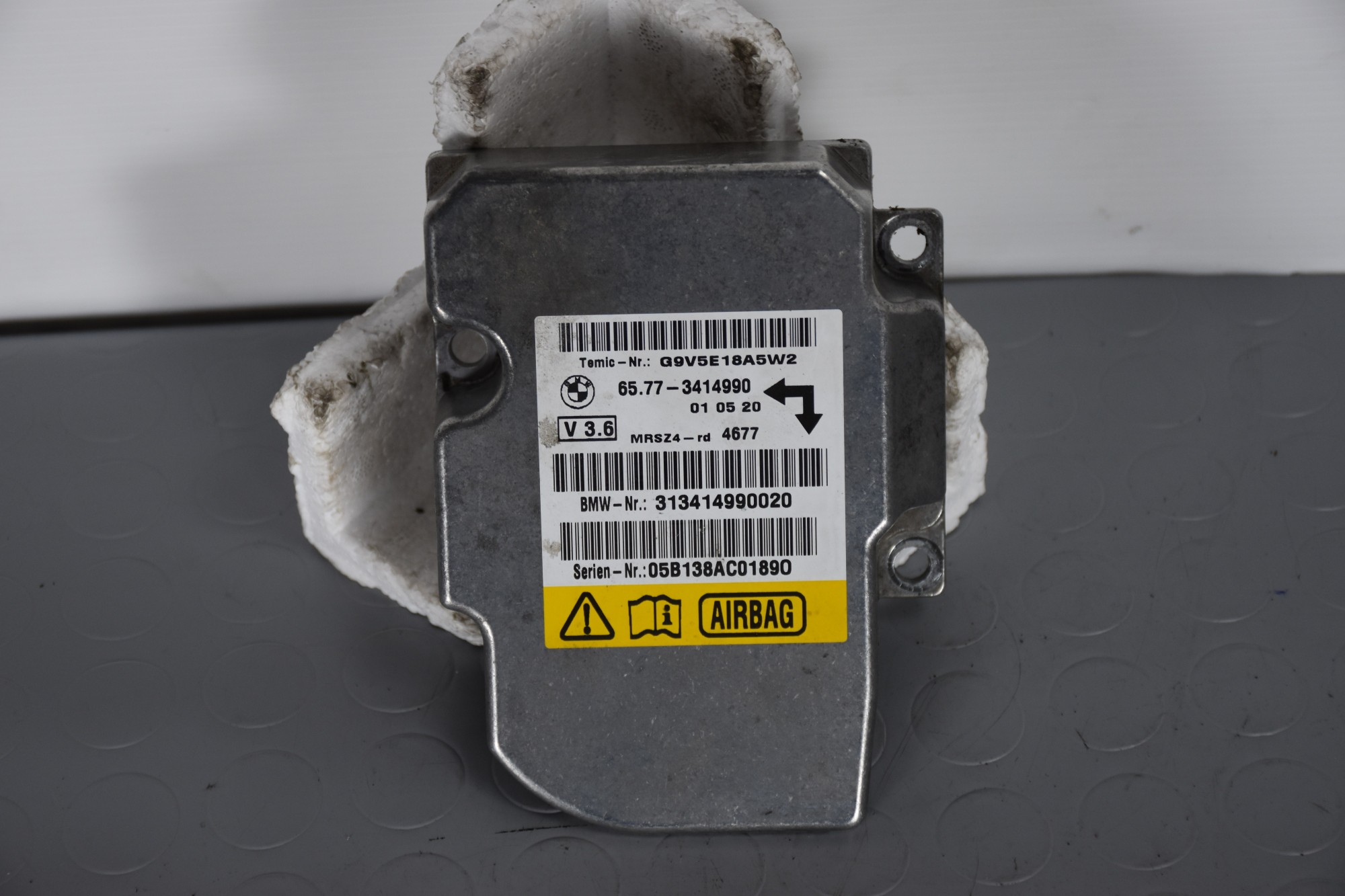 Centralina Airbag BMW X3 E83 dal 2004 al 2010 Cod 313414990020  1627485507047