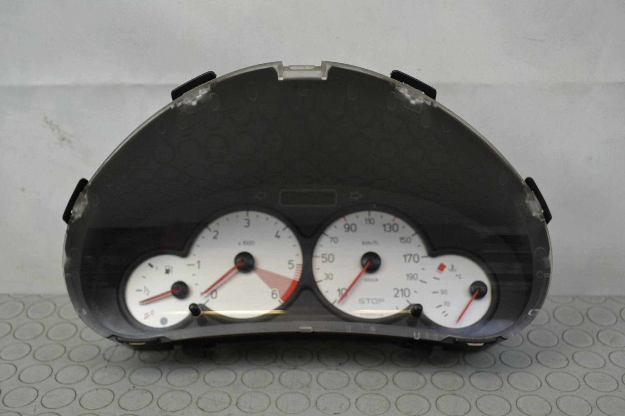 Strumentazione contachilometri Completa Peugeot 206 CC 1.4 HDI dal 2003 al 2012 Cod 1606638480  2411111124895