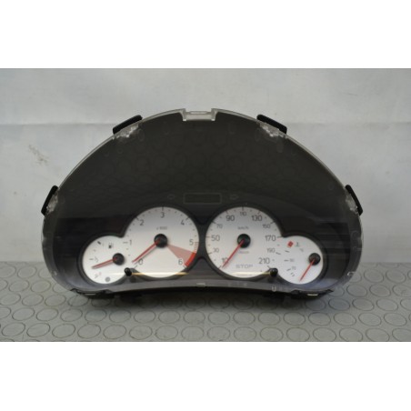 Strumentazione contachilometri Completa Peugeot 206 CC 1.4 HDI dal 2003 al 2012 Cod 1606638480  2411111124895
