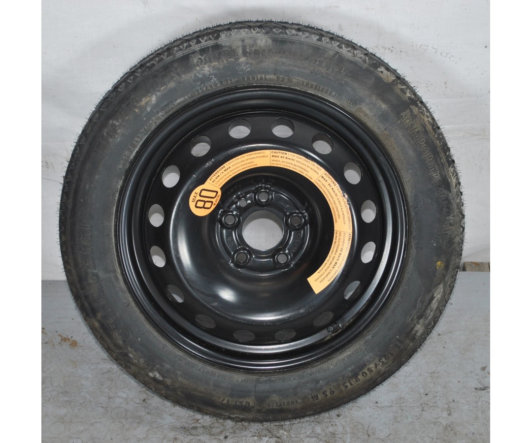 Ruotino di Scorta Alfa Romeo 156 dal 1997 al 2007 125/80 R15 5 Fori  1628606700194