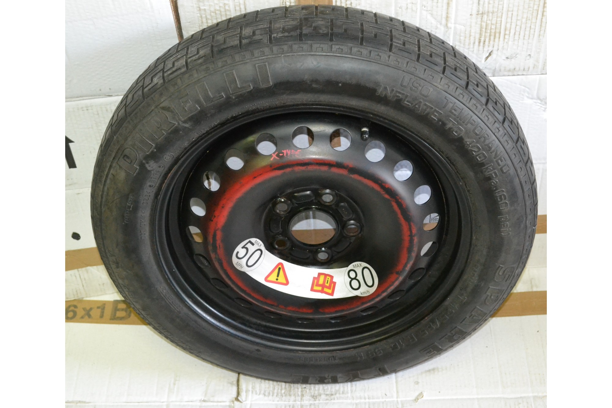 Ruotino di Scorta Jaguar X-Type dal 2001 al 2009 125/85 R16 5 Fori  1628669870421