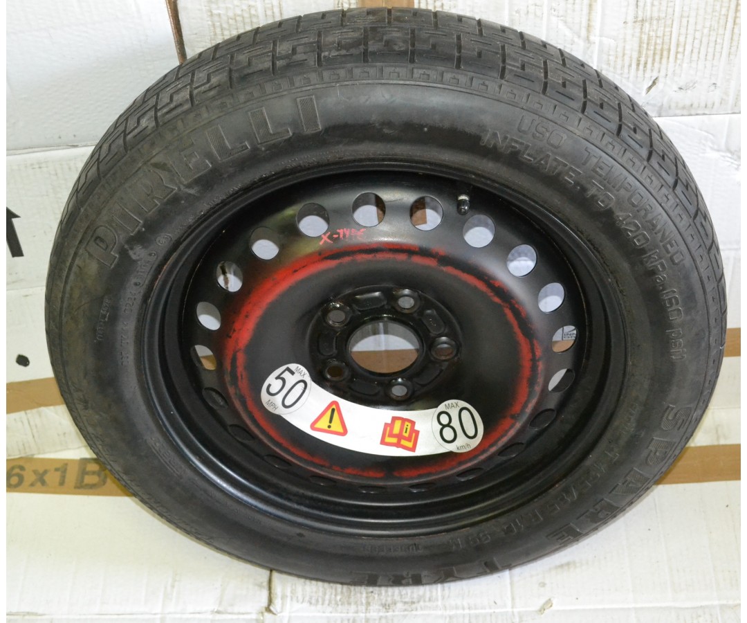 Ruotino di Scorta Jaguar X-Type dal 2001 al 2009 125/85 R16 5 Fori  1628669870421