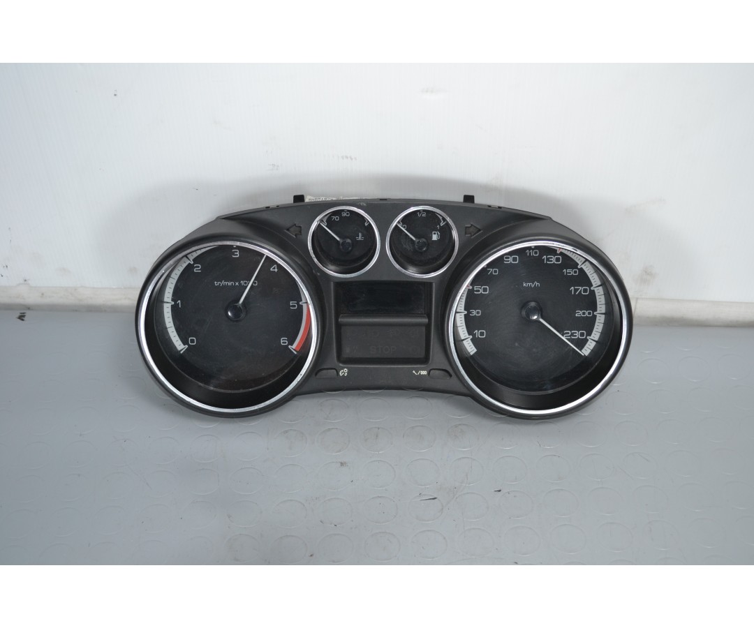 Strumentazione Contachilometri Completa Peugeot 308 dal 2007 al 2014 Cod 9665107480  1629732050450