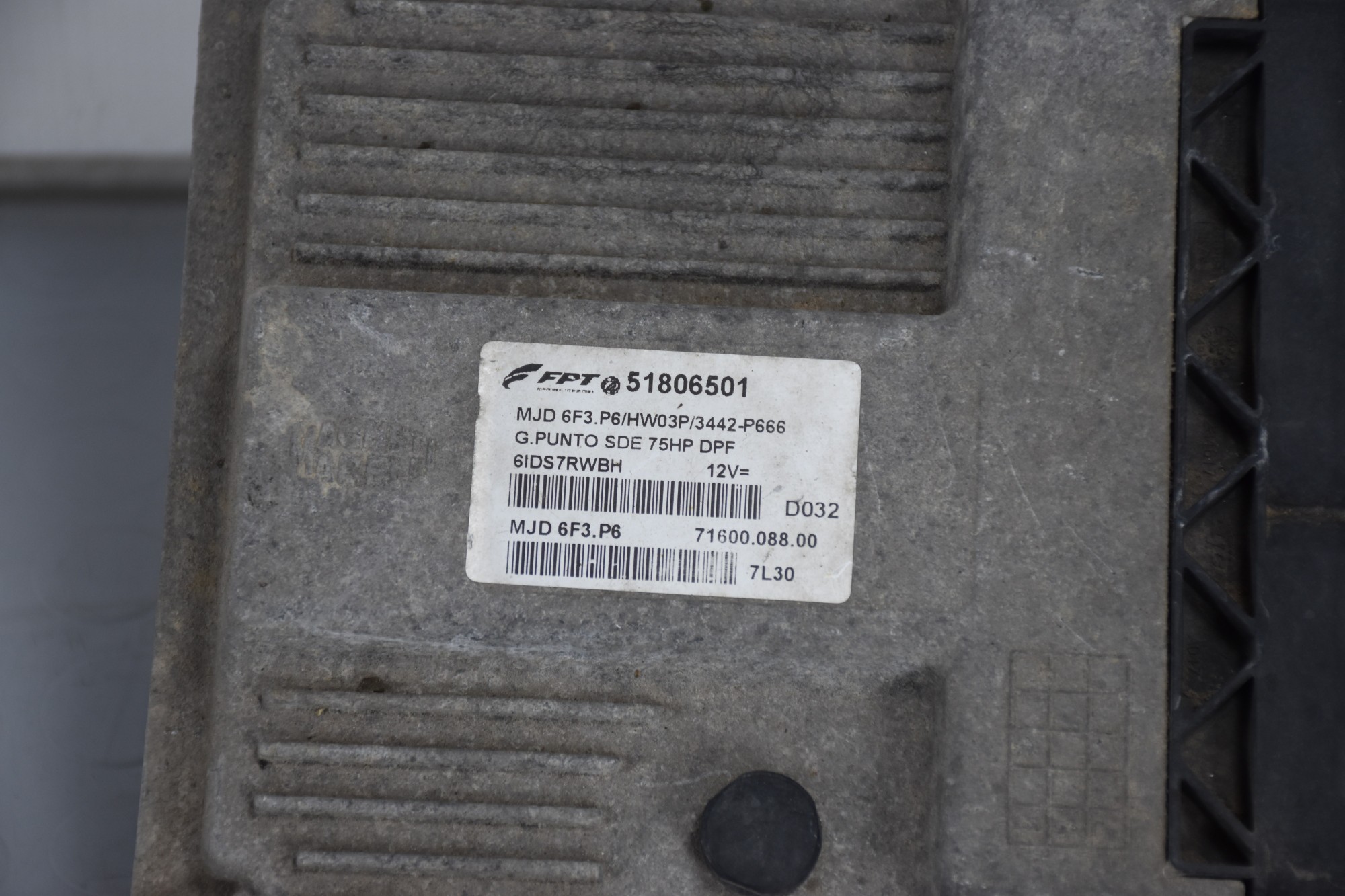 Centralina ECU Fiat Grande Punto Dal 2005 al 2018 Cod 51806501  1629900758829