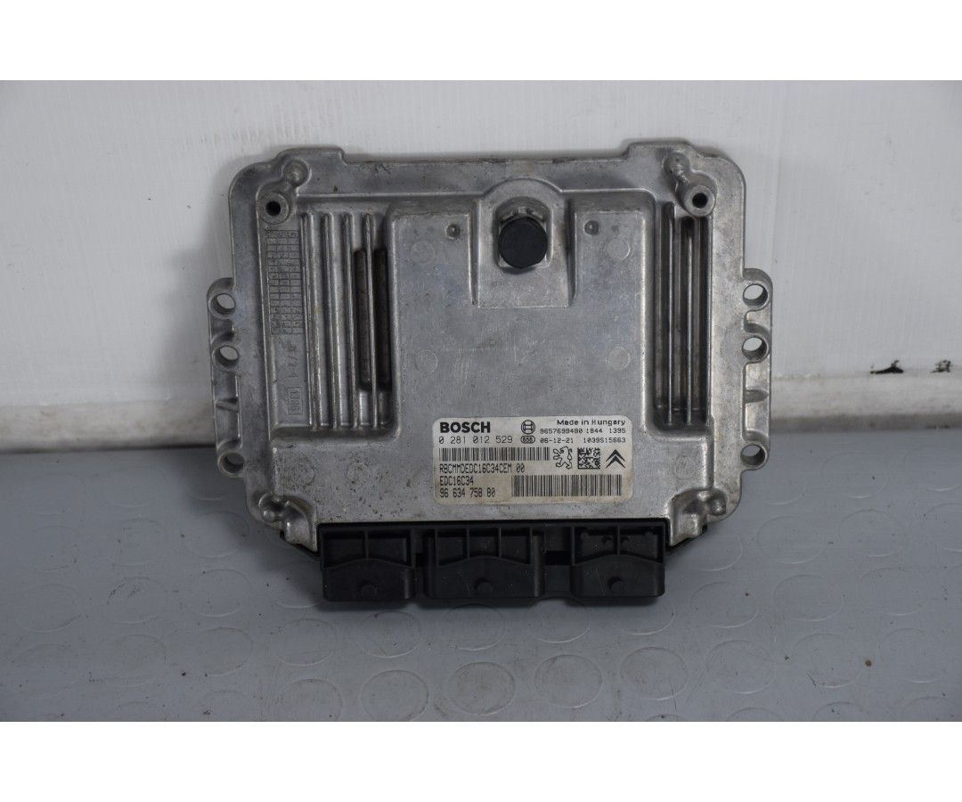 Centralina ECU Peugeot 207 dal 2006 al 2015 Cod 281012529  2411111185223