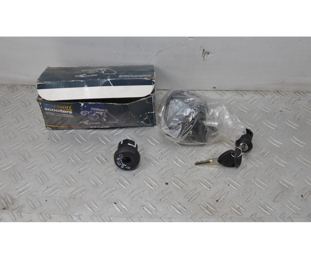 Kit Chiave Avviamento Aprilia Scarabeo 125 / 150 Dal 1999 al 2002 cod 246050370  1631023727798