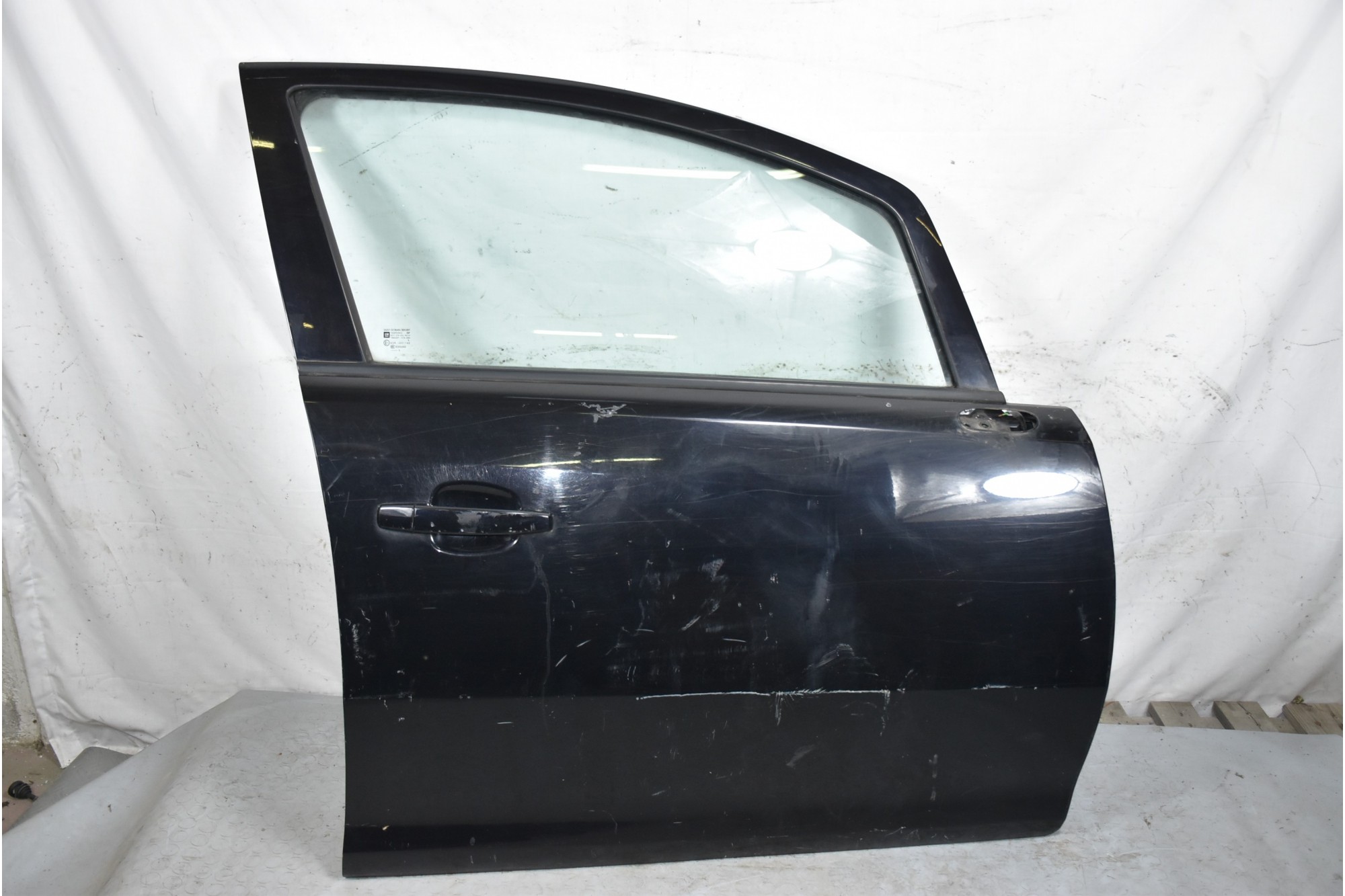 Portiera Sportello Anteriore DX Nera Opel Corsa D 5 Porte dal 2006 al 2014  1632405301285