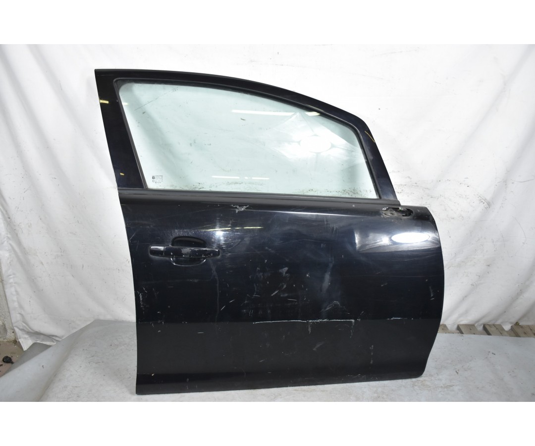 Portiera Sportello Anteriore DX Nera Opel Corsa D 5 Porte dal 2006 al 2014  1632405301285