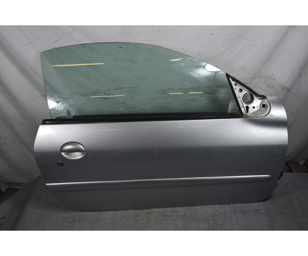 Portiera Sportello Anteriore DX Grigio Chiaro Peugeot 206 CC dal 2000 al 2007  1632471342052