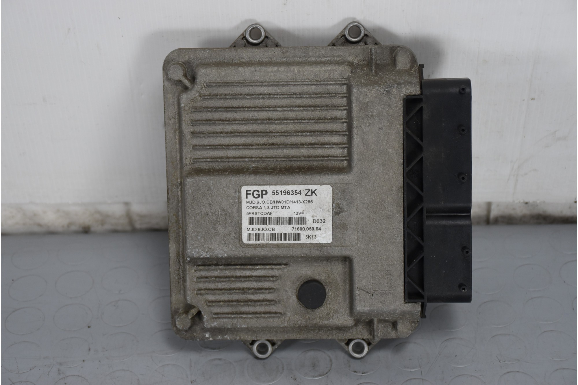 Centralina ECU Opel Corsa C dal 2000 al 2006 Cod 55196354  1632928686456