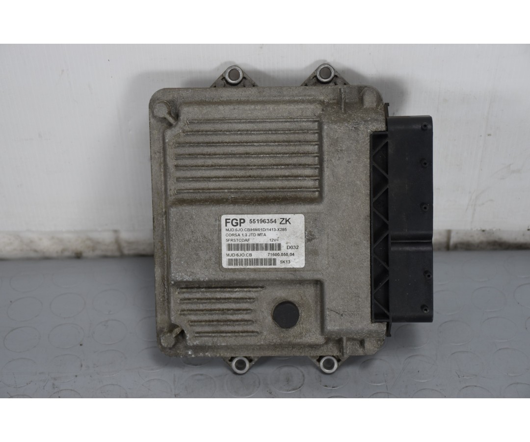 Centralina ECU Opel Corsa C dal 2000 al 2006 Cod 55196354  1632928686456