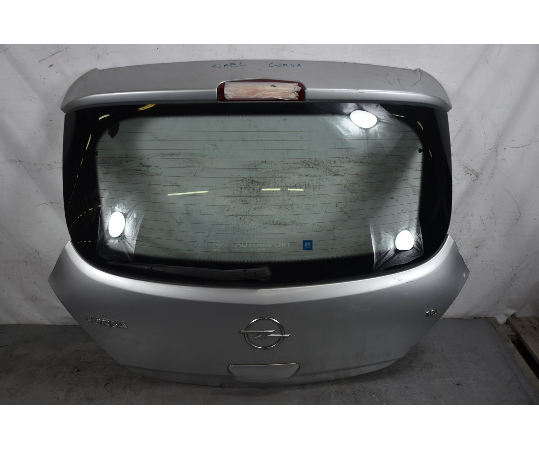 Portellone bagagliaio posteriore Opel Corsa 3 P Dal 2006 al 2014 Grigio  1633507220948