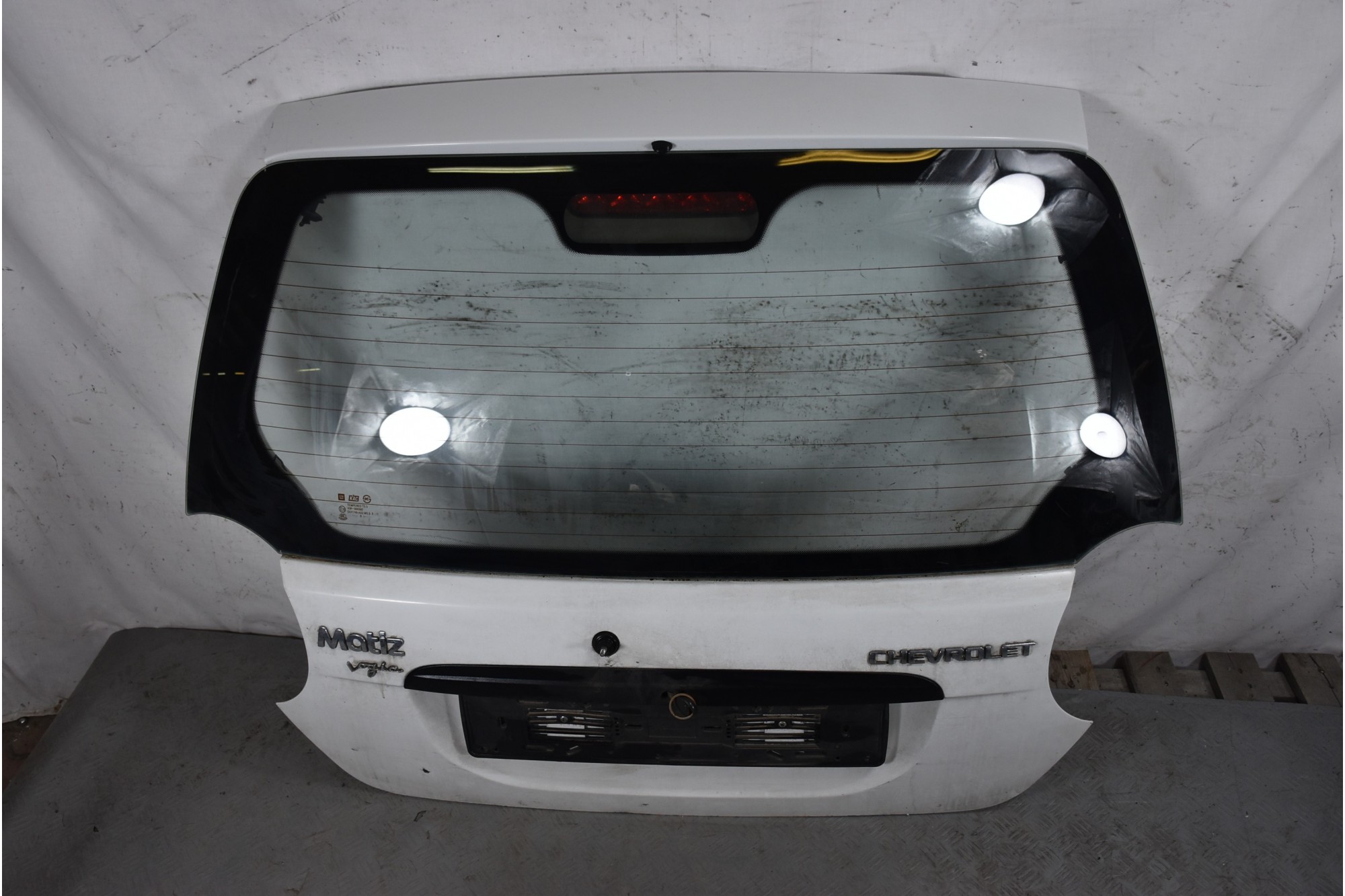 Portellone Bagagliaio Posteriore Bianco Chevrolet Matiz dal 2005 al 2010  1634045307795