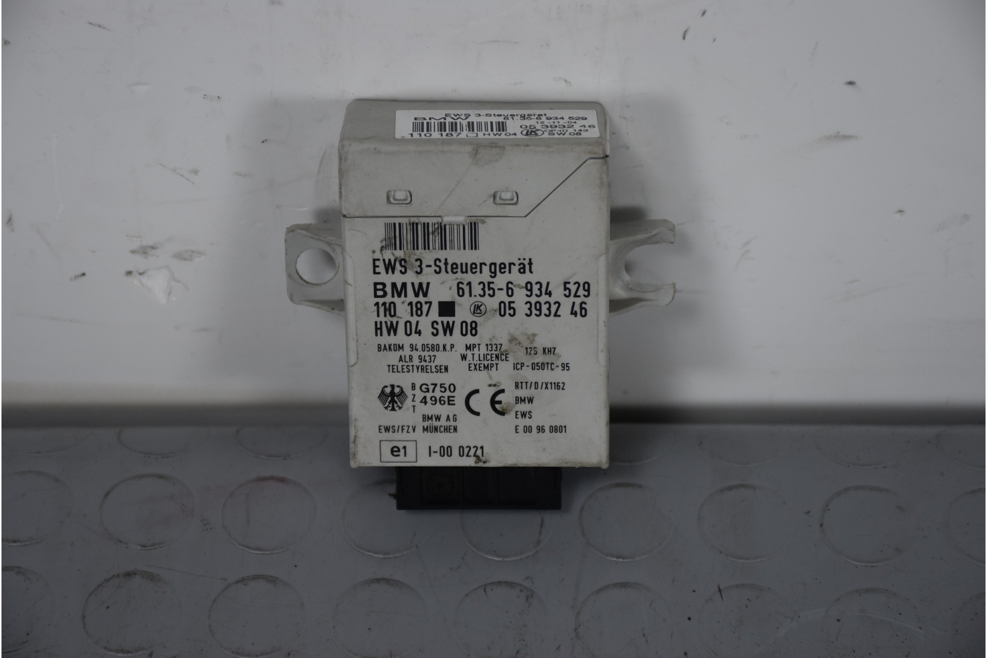 Centralina immobilizzatore Bmw X3 E83 Dal 2004 al 2010 Cod 61.35-6  1634829343742