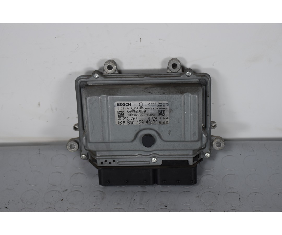 Centralina ECU Mercedes Classe A W169 Dal 2004 AL 2012 Cod A6401504979  1634890561014