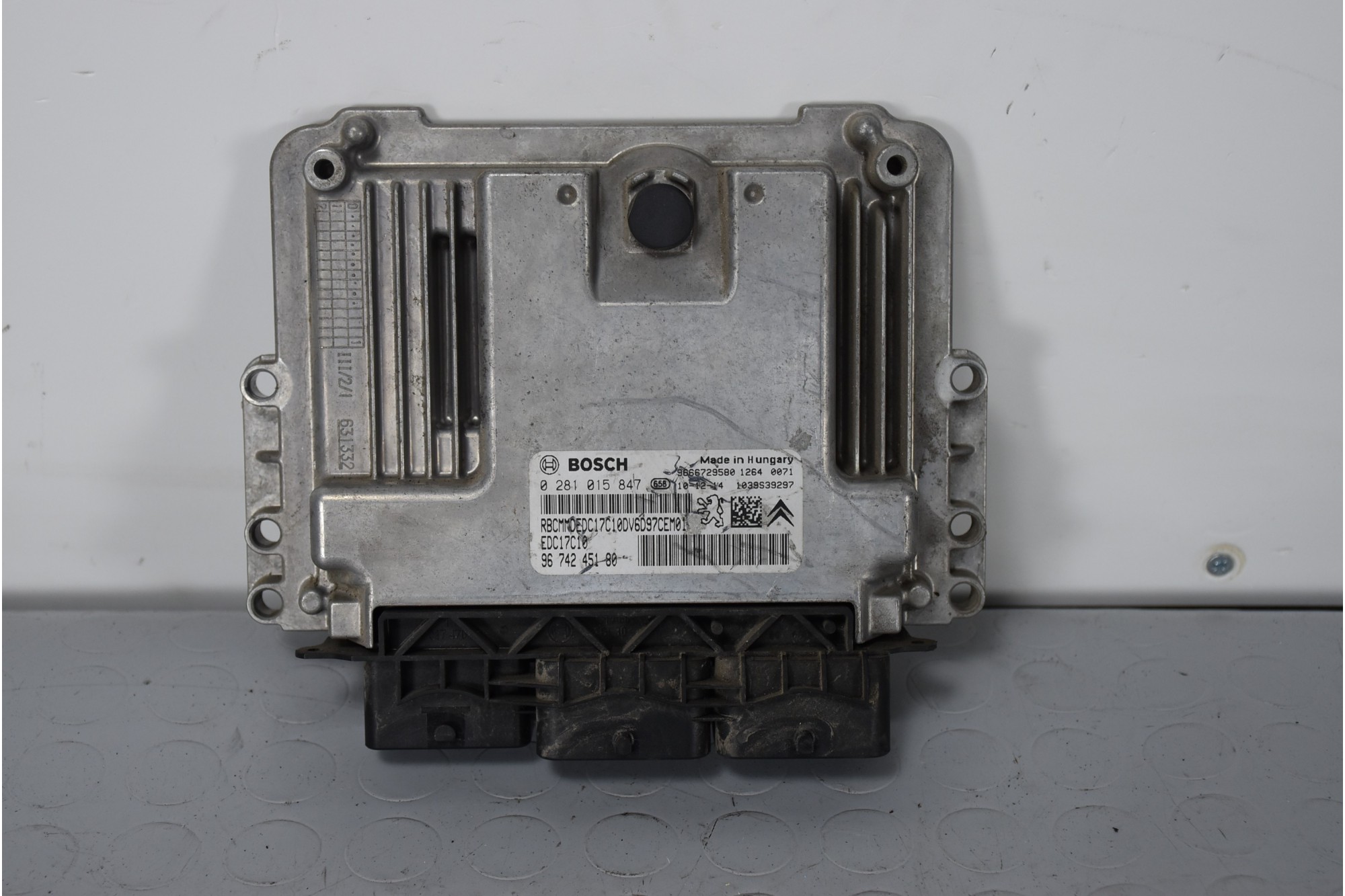 Centralina ECU Citroen C3 Picasso Dal 2008 al 2017 Cod 0281015847/9674245180  1635492584883