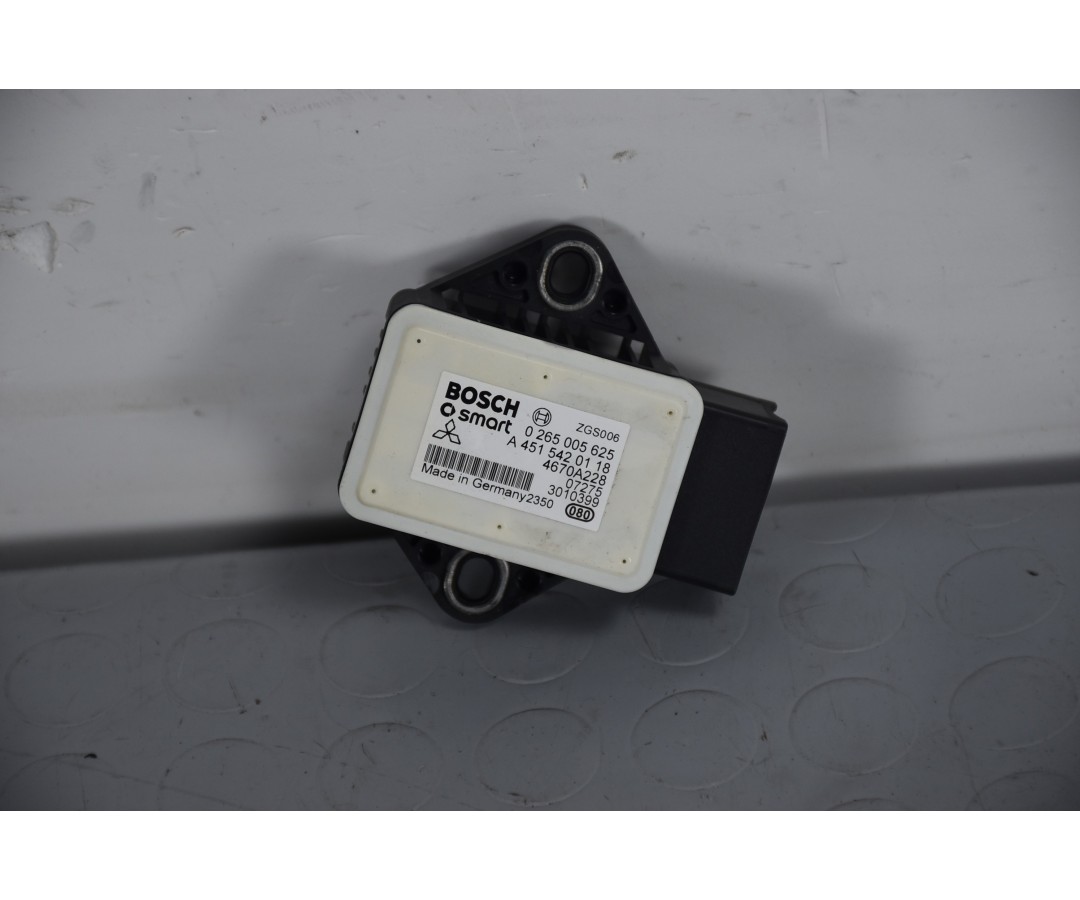 Sensore Imbardata Smart ForTwo W451 dal 2007 al 2015 Cod a4515420118  1635865013682