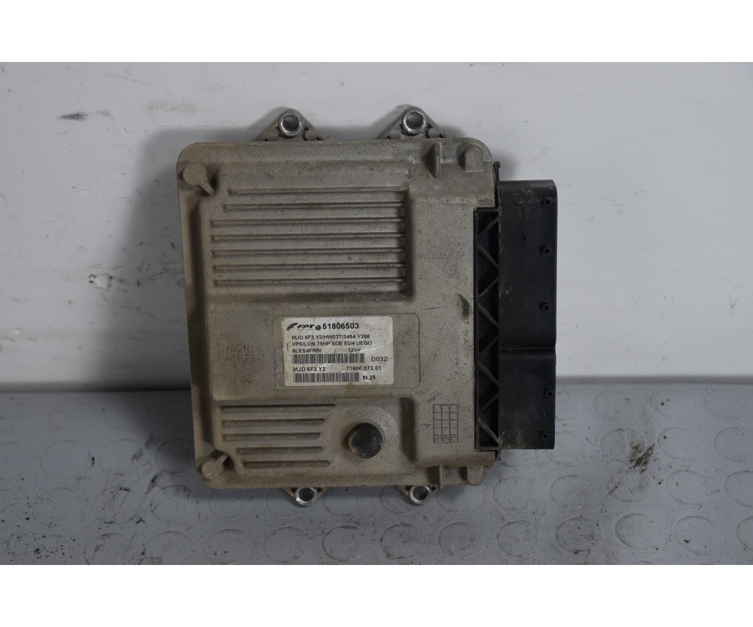 Centralina ECU Lancia Ypsilon dal 2003 al 2011 Cod 51806503  1636618581915