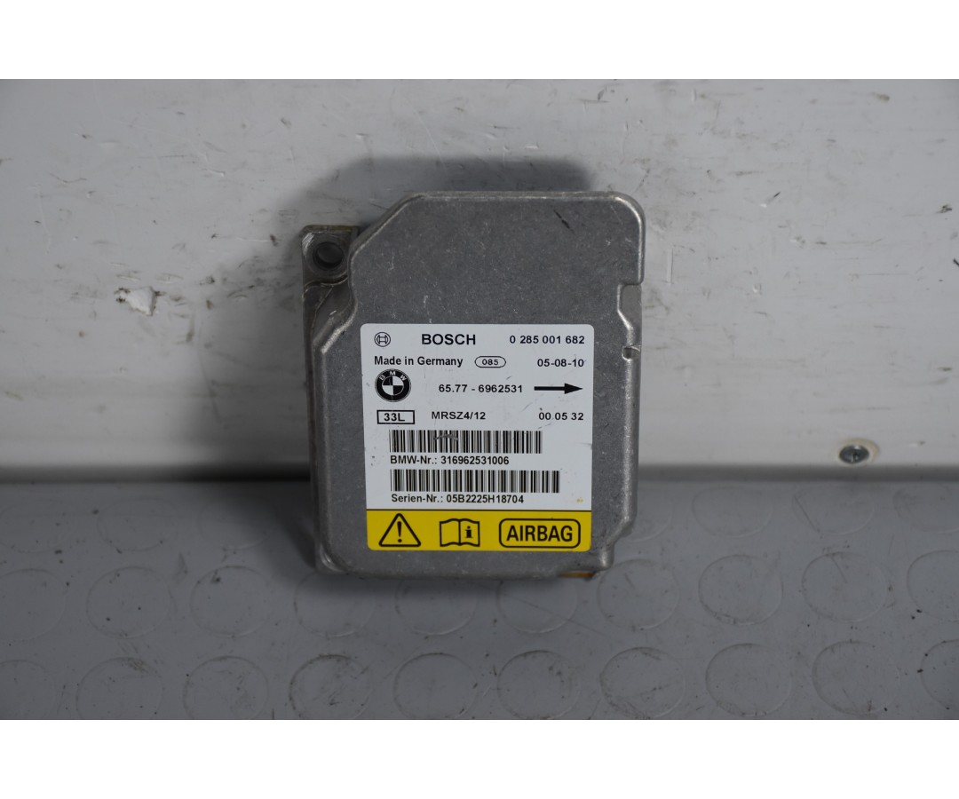 Centralina Airbag Mini Cooper R50 R52 R53 dal 2001 al 2007 Cod 65.77-6962531 1637060090239 Centralina Airbag Mini Cooper R50 R52 R53 dal 2001 al 2007 Cod 65.77-6962531 1637060090239