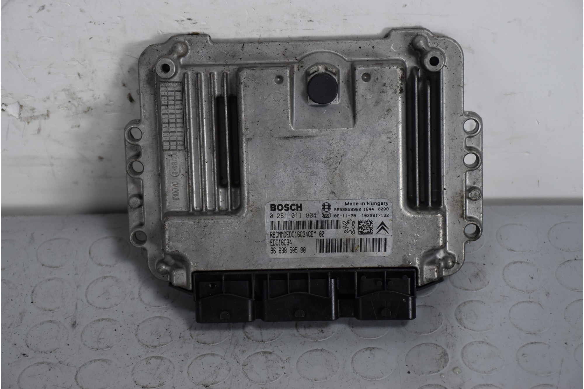 Centralina ECU Citroen C3 dal 2002 al 2009 Cod 9663850580  1637329712551